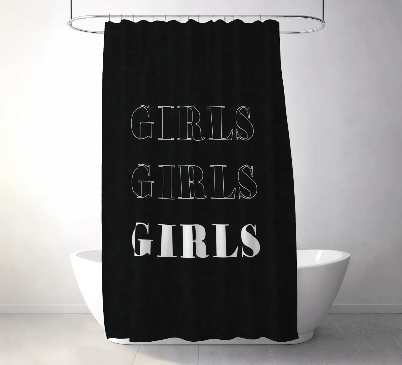 girls girls girls tenda da doccia da Daily Inspiration