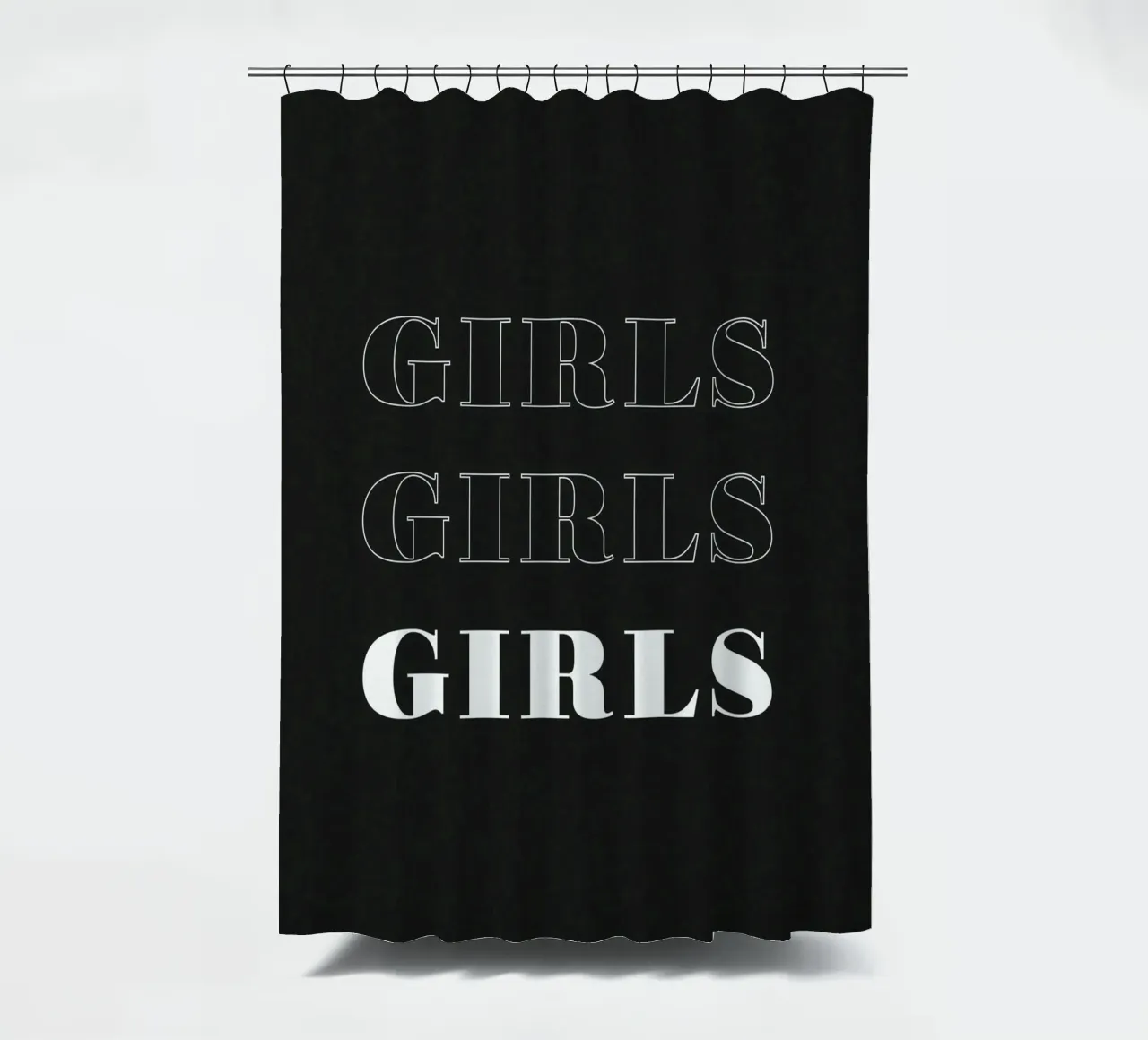 girls girls girls tenda da doccia da Daily Inspiration