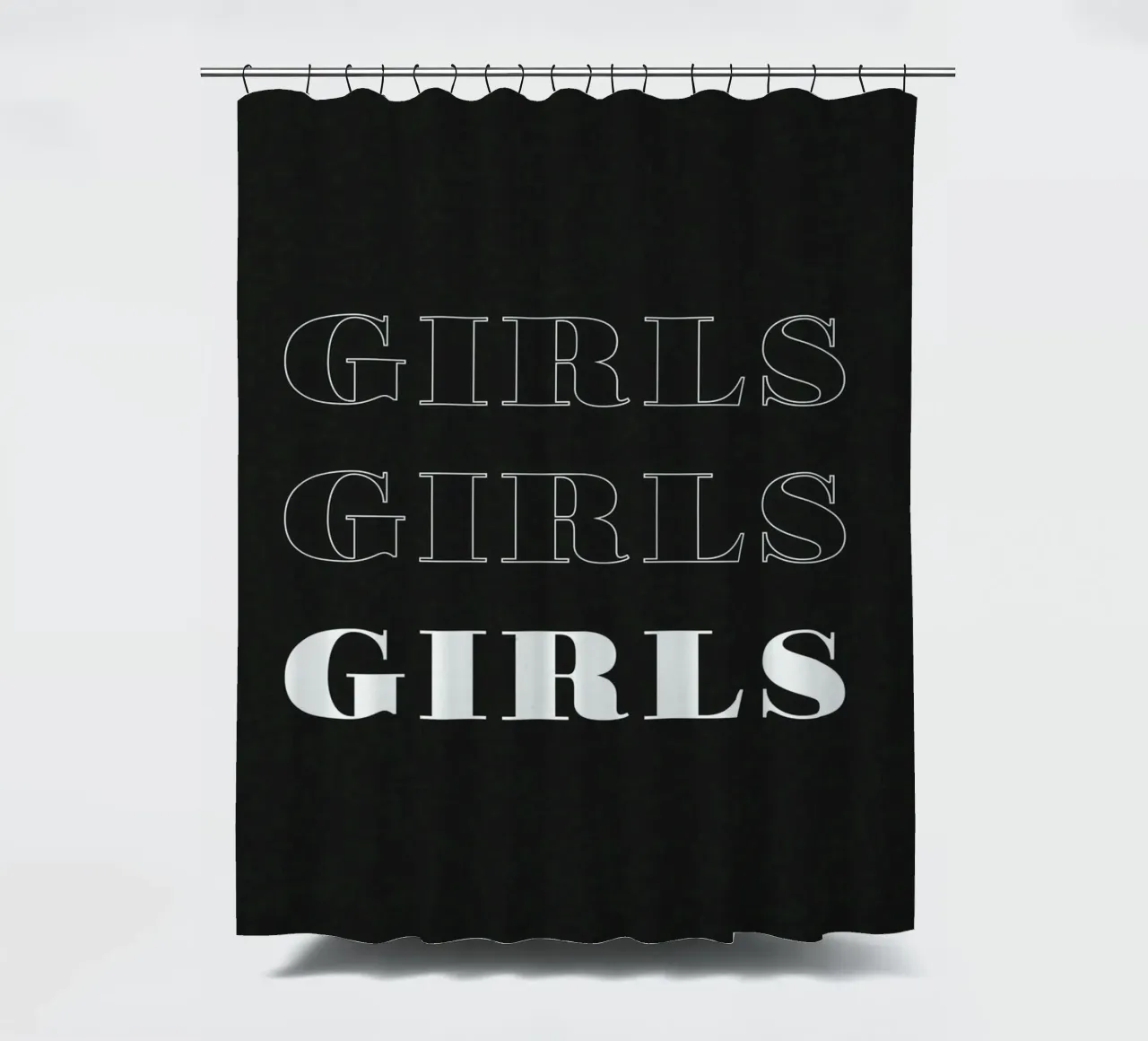 girls girls girls tenda da doccia da Daily Inspiration