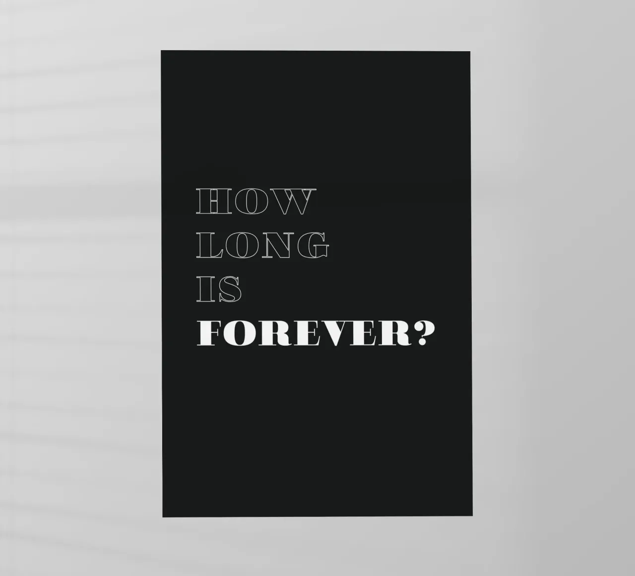 how long is forever pellicola backlit da Daily Inspiration