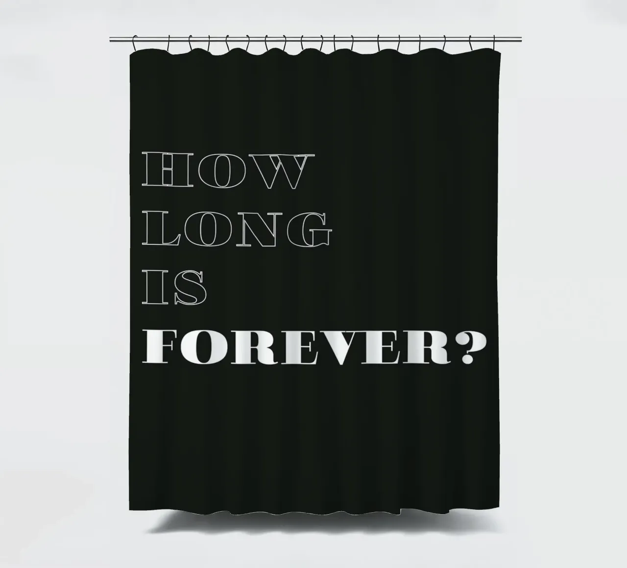 how long is forever tenda da doccia da Daily Inspiration