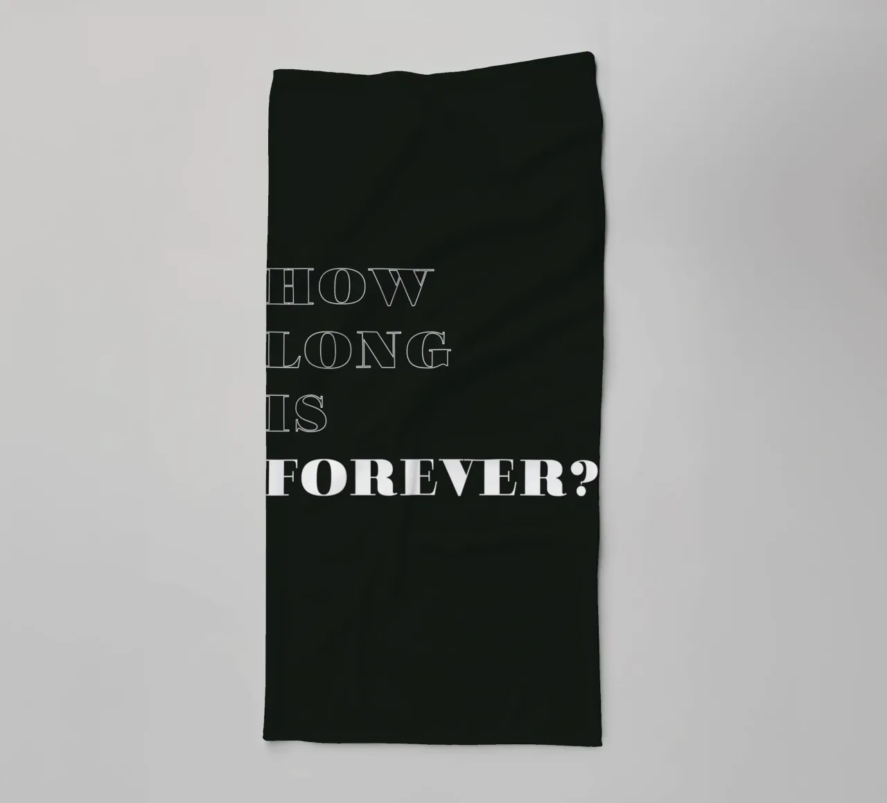 how long is forever toalla de baño de Daily Inspiration