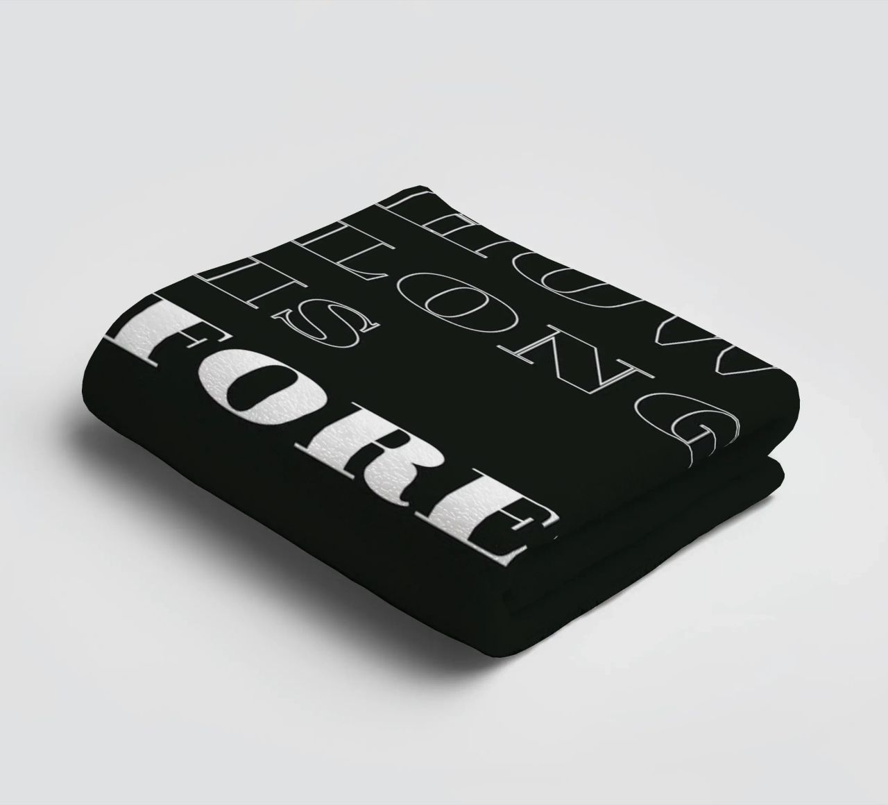 how long is forever asciugamano da bagno da Daily Inspiration