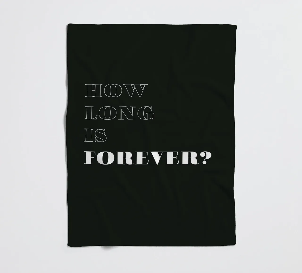 how long is forever coperta in pile da Daily Inspiration