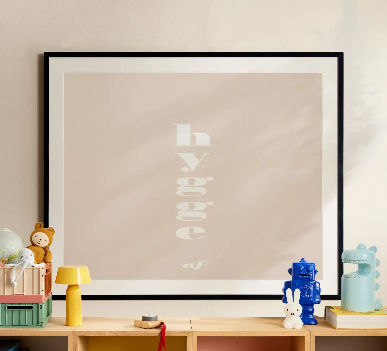 hygge (af) poster with aluminum frame by Daily Inspiration