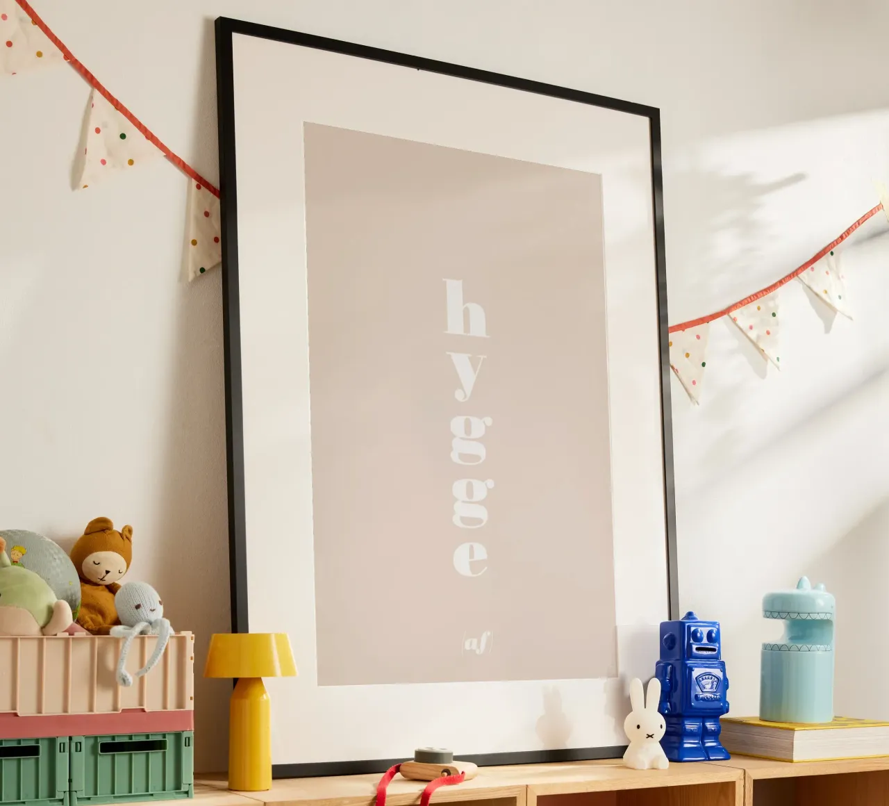 hygge (af) poster with aluminum frame by Daily Inspiration