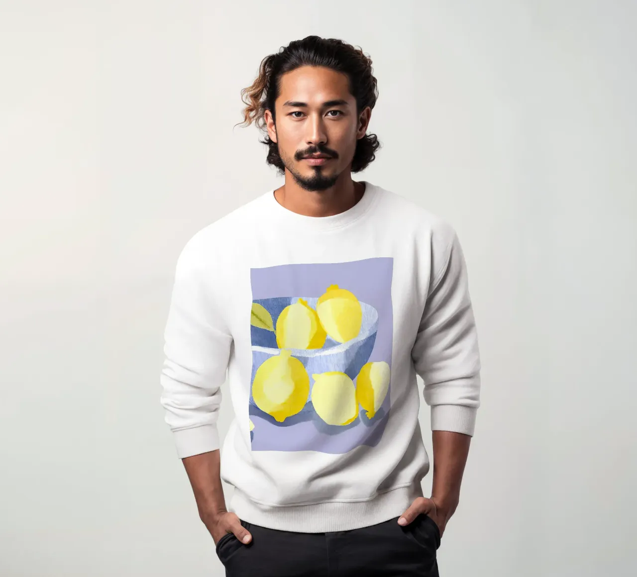 Zitronen in Schale sweatshirt by Ohkimiko