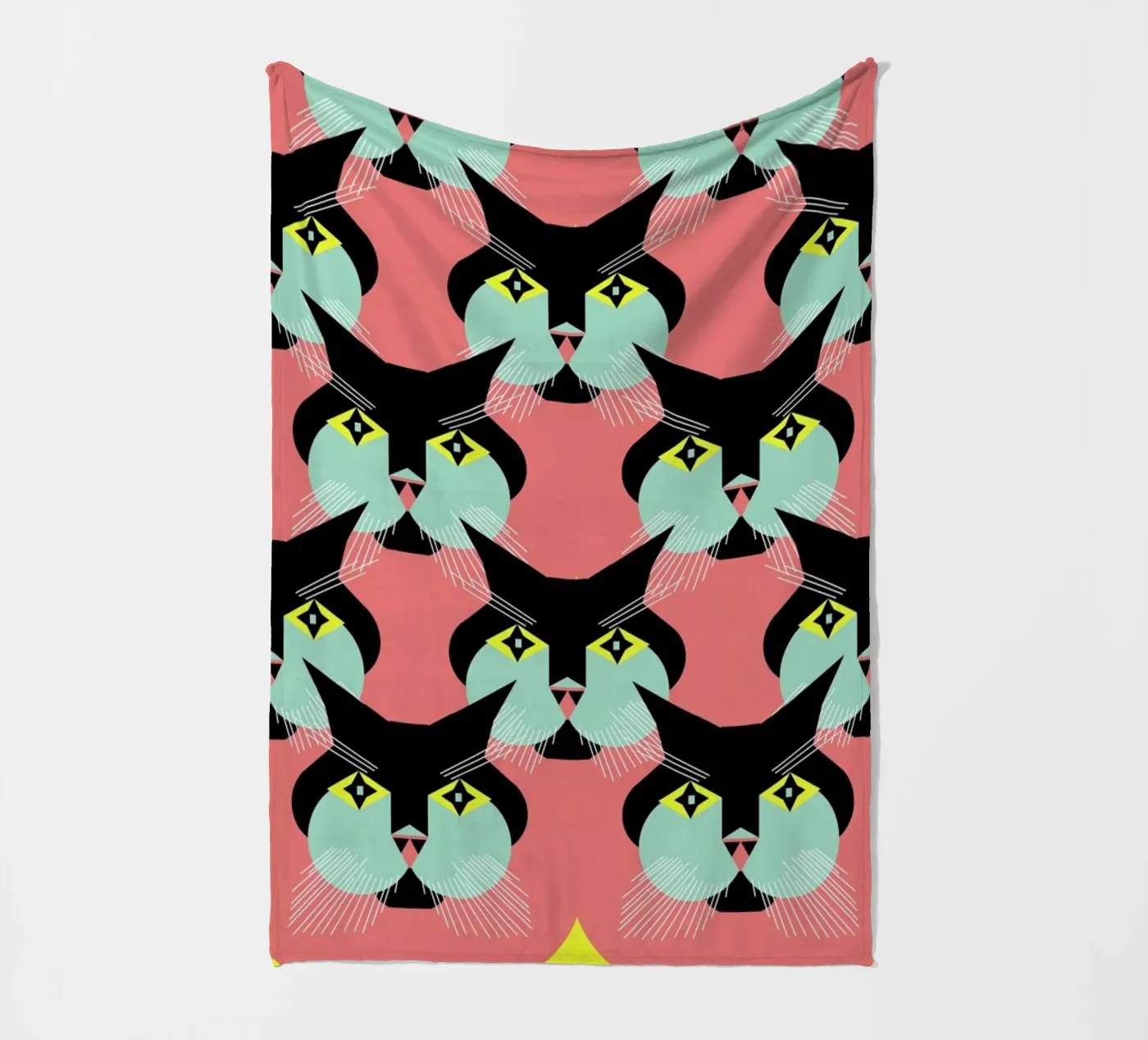 Cat Cluster Fleecedecke von Gareth Pollock Design