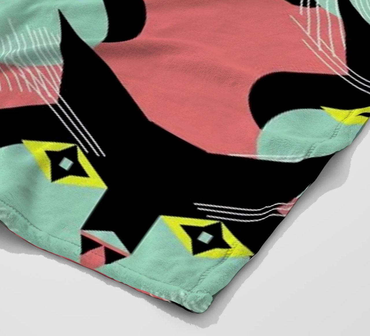 Cat Cluster coperta in pile da Gareth Pollock Design