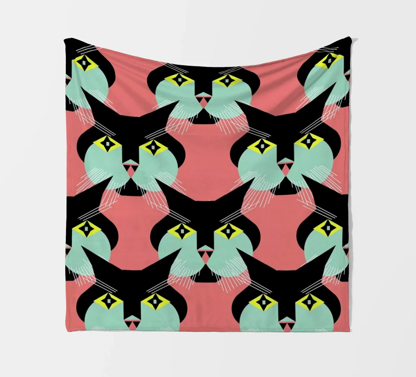 Cat Cluster Fleecedecke von Gareth Pollock Design