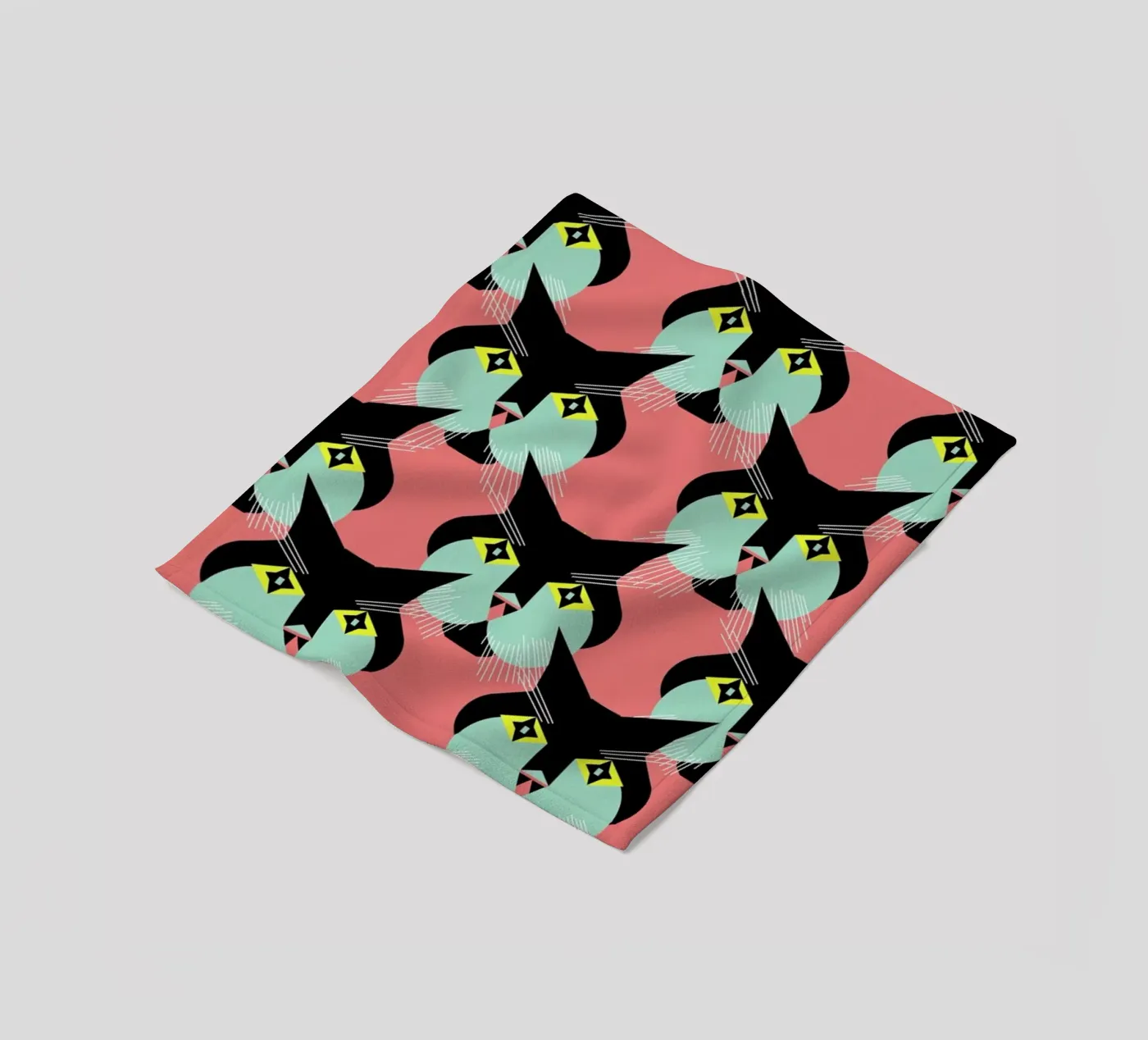 Cat Cluster Fleecedecke von Gareth Pollock Design