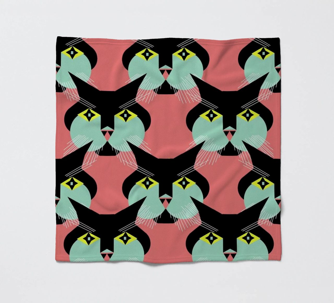 Cat Cluster coperta in pile da Gareth Pollock Design