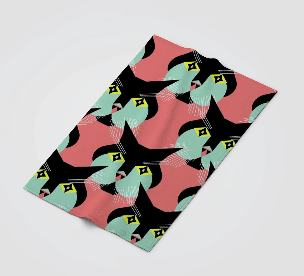 Cat Cluster coperta in pile da Gareth Pollock Design