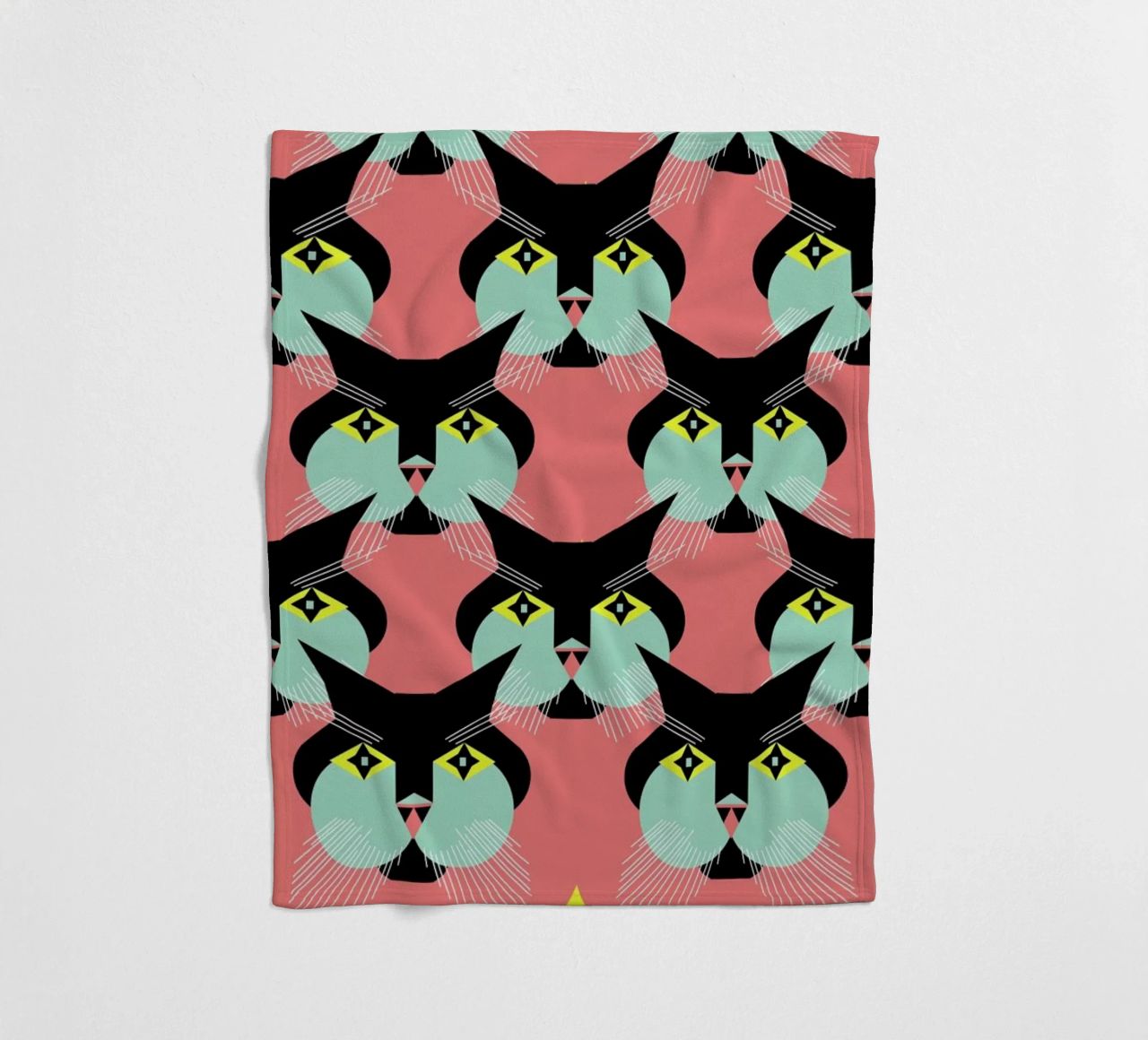 Cat Cluster coperta in pile da Gareth Pollock Design