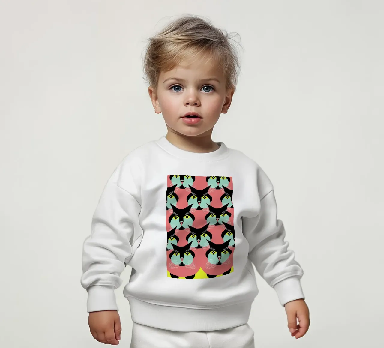 Cat Cluster felpa neonato da Gareth Pollock Design