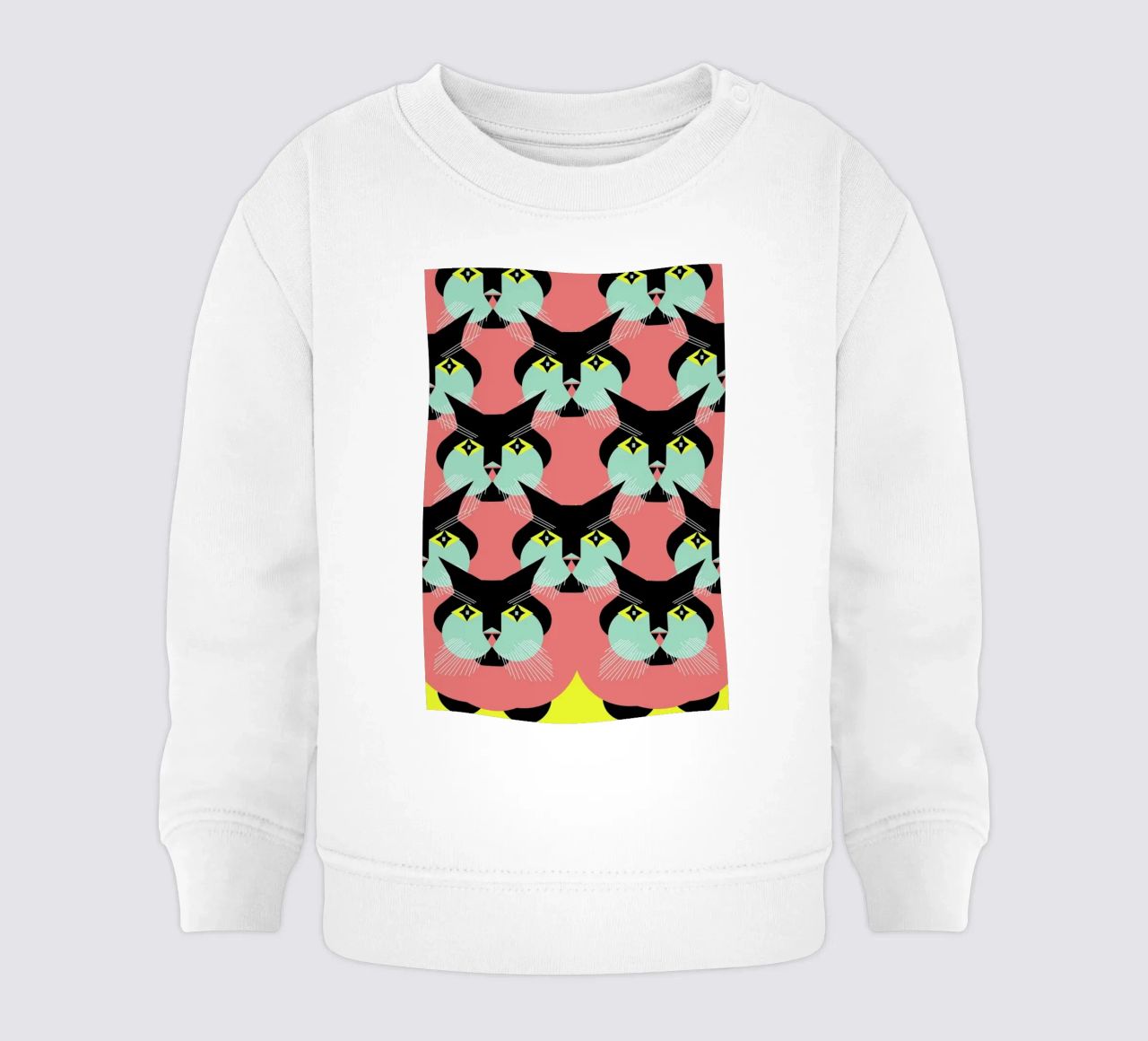 Cat Cluster felpa neonato da Gareth Pollock Design