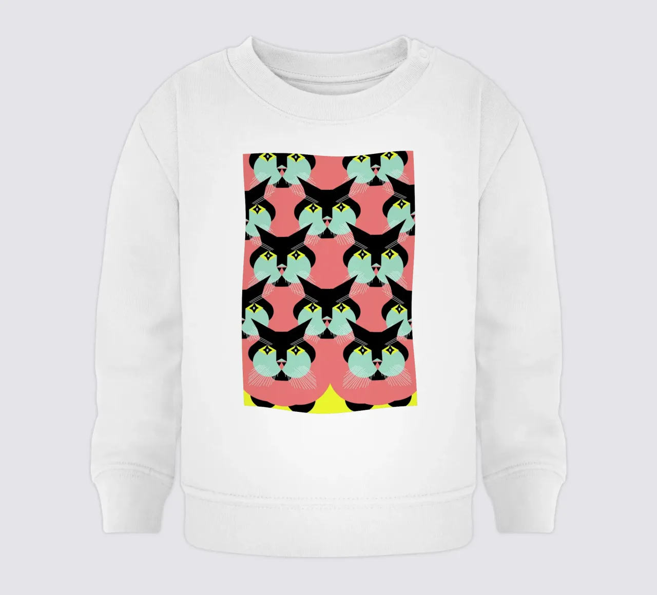 Cat Cluster felpa neonato da Gareth Pollock Design