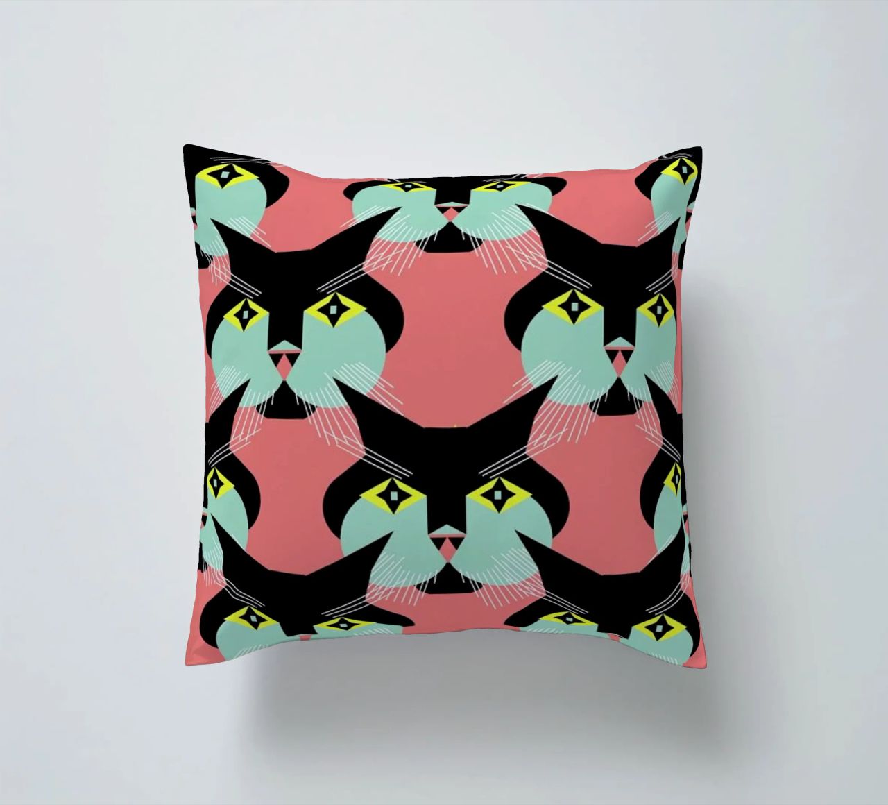 Cat Cluster cuscino da Gareth Pollock Design