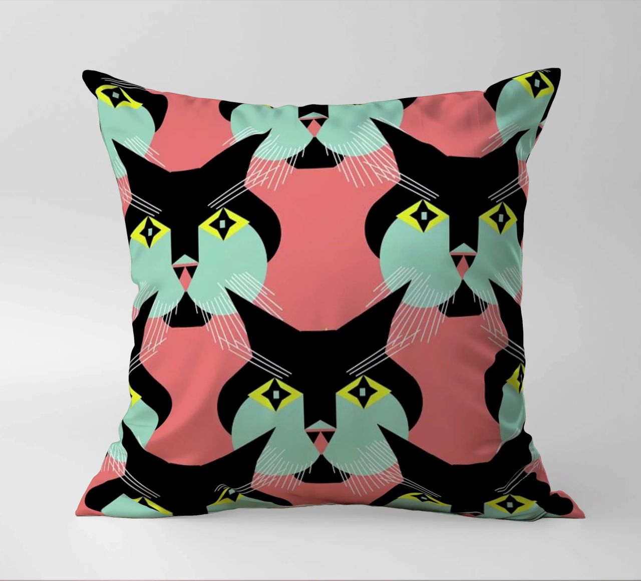 Cat Cluster cuscino da Gareth Pollock Design