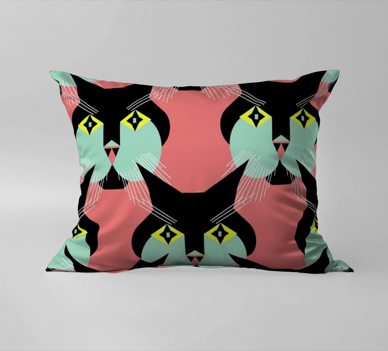 Cat Cluster cuscino da Gareth Pollock Design
