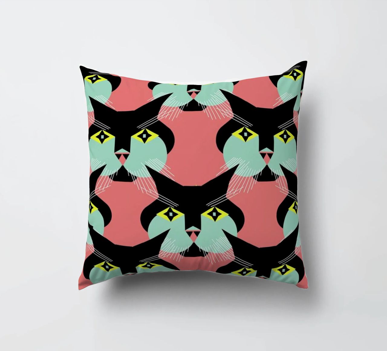 Cat Cluster cuscino da Gareth Pollock Design