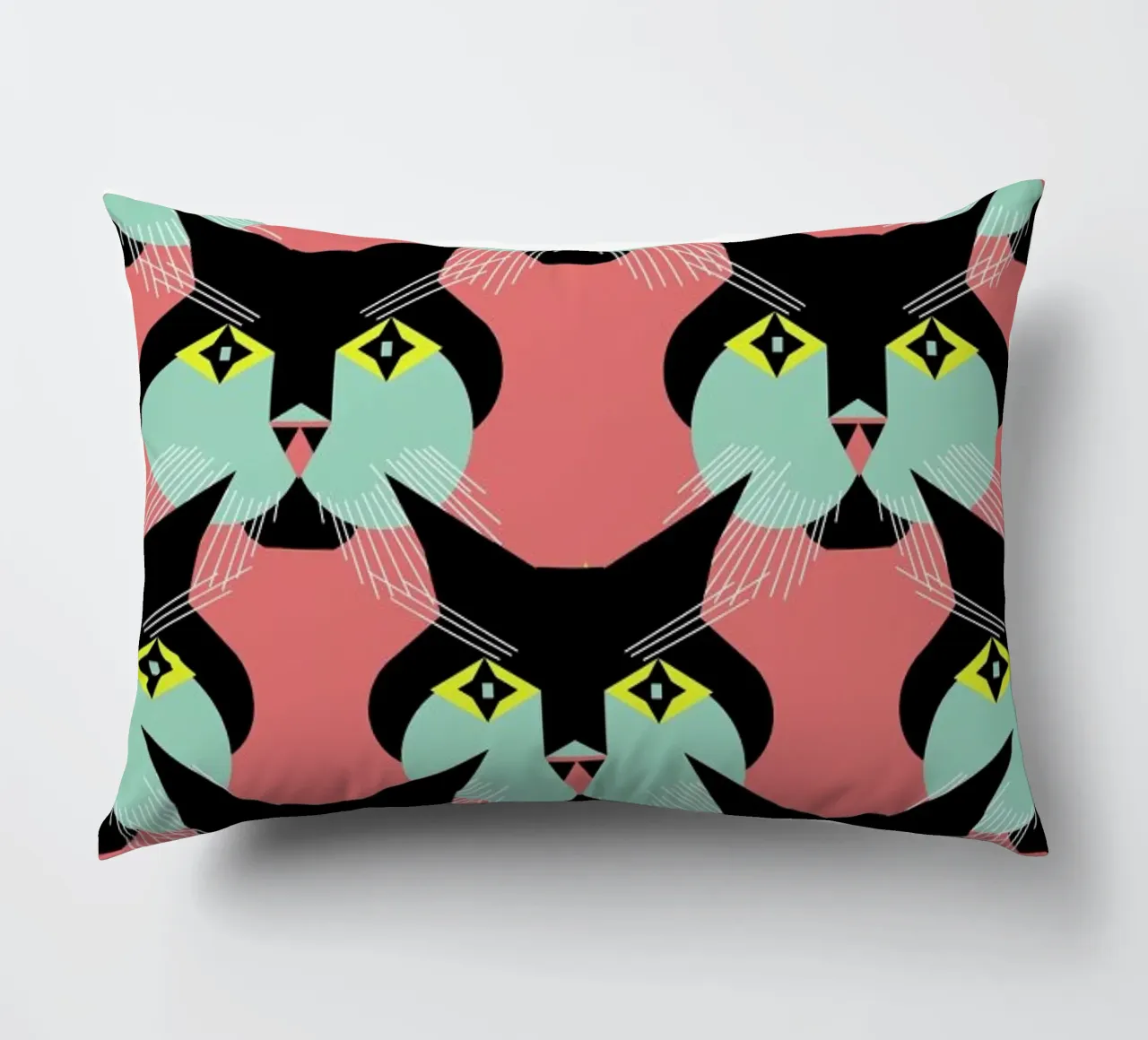Cat Cluster decorative cushion by Gareth Pollock Design