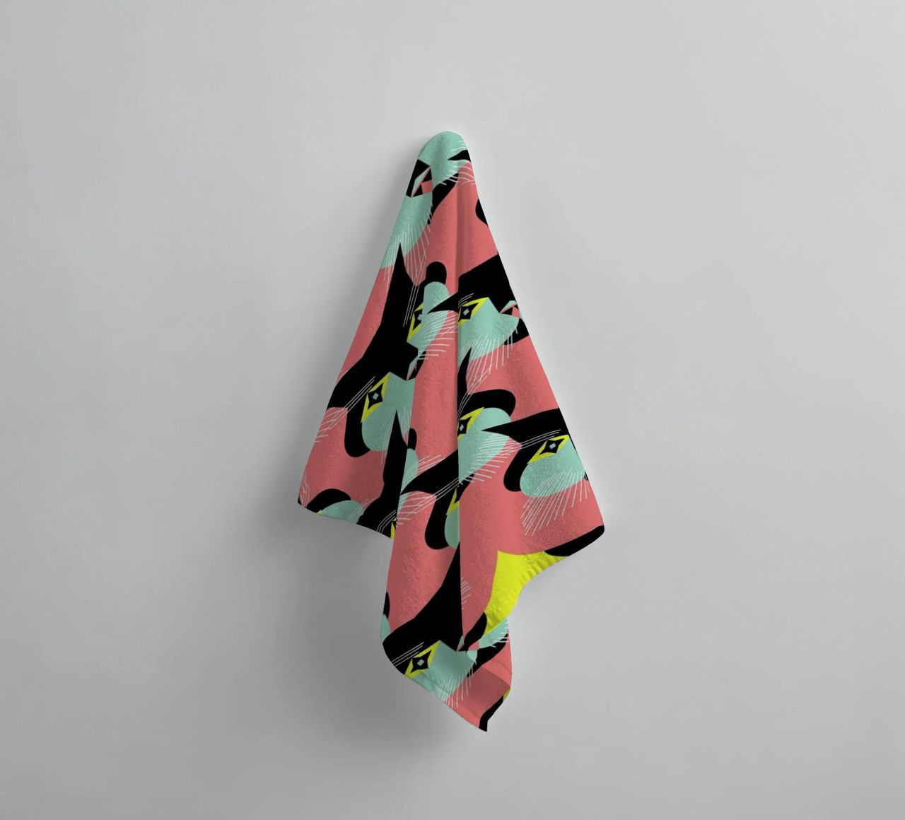 Cat Cluster serviette de bain de Gareth Pollock Design
