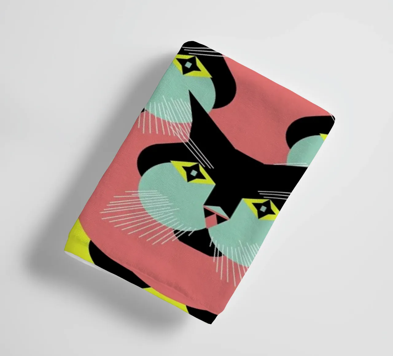 Cat Cluster asciugamano da bagno da Gareth Pollock Design