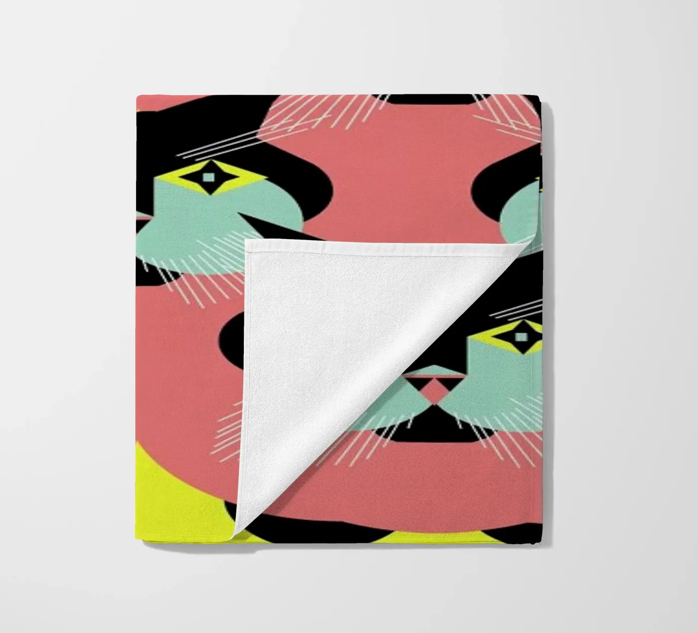 Cat Cluster strandhanddoek van Gareth Pollock Design
