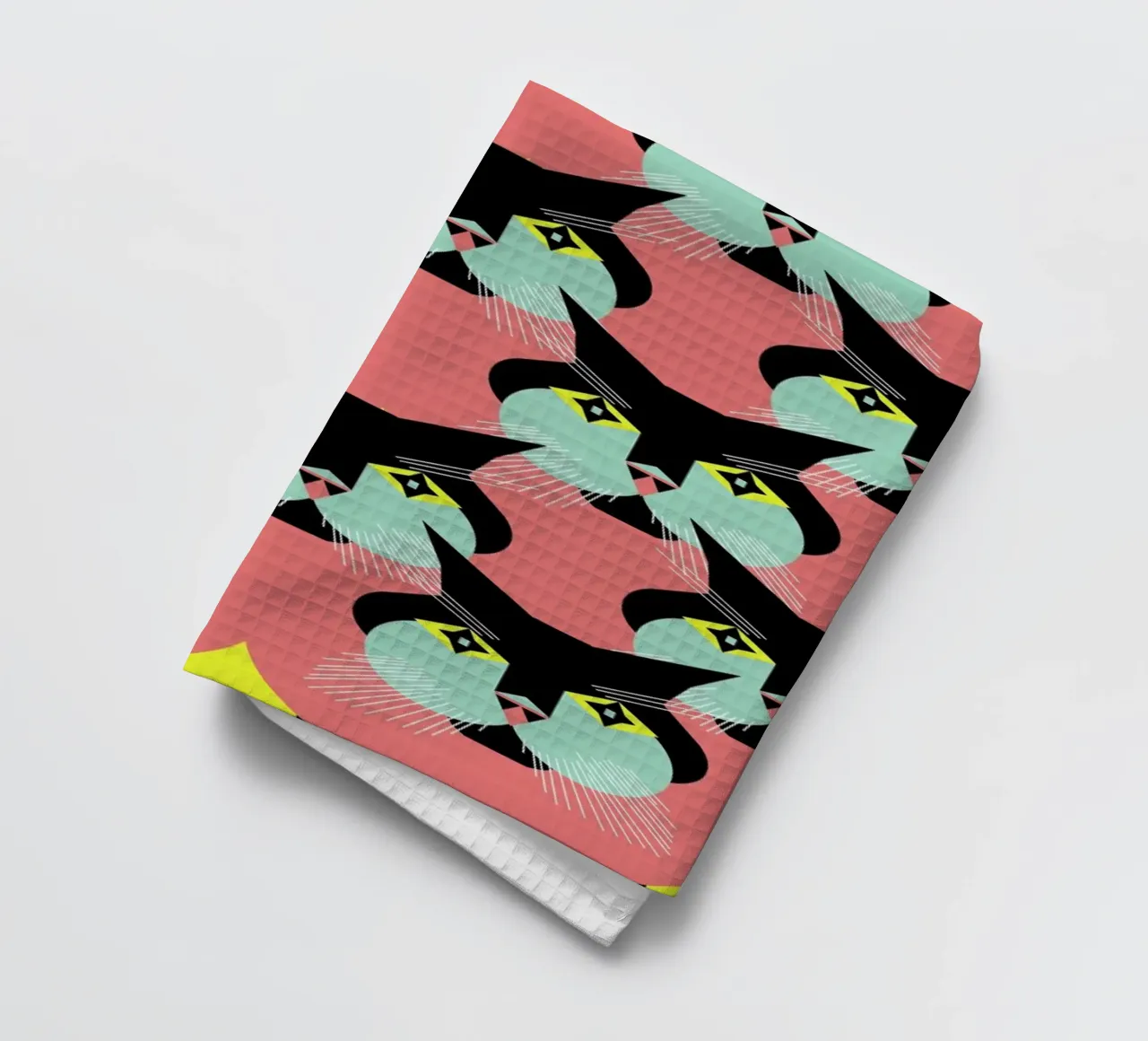 Cat Cluster canovaccio da cucina da Gareth Pollock Design