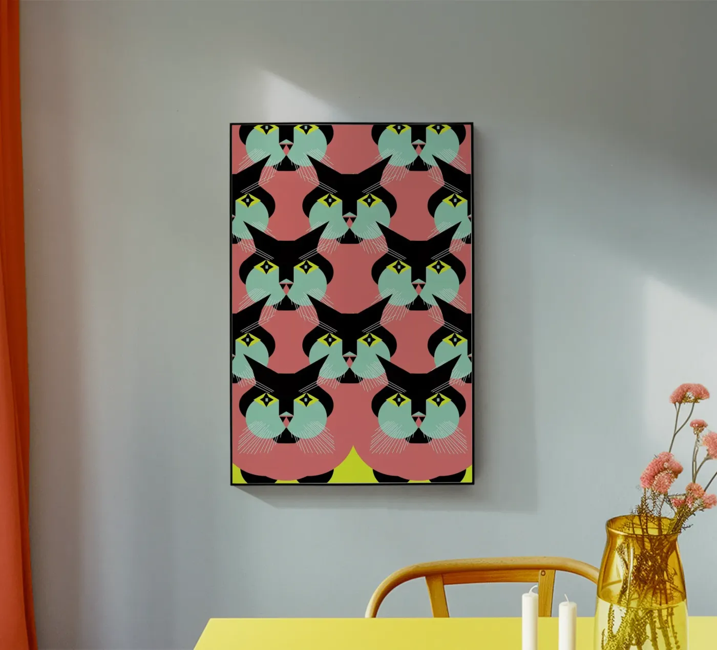 Cat Cluster plexiglass da Gareth Pollock Design