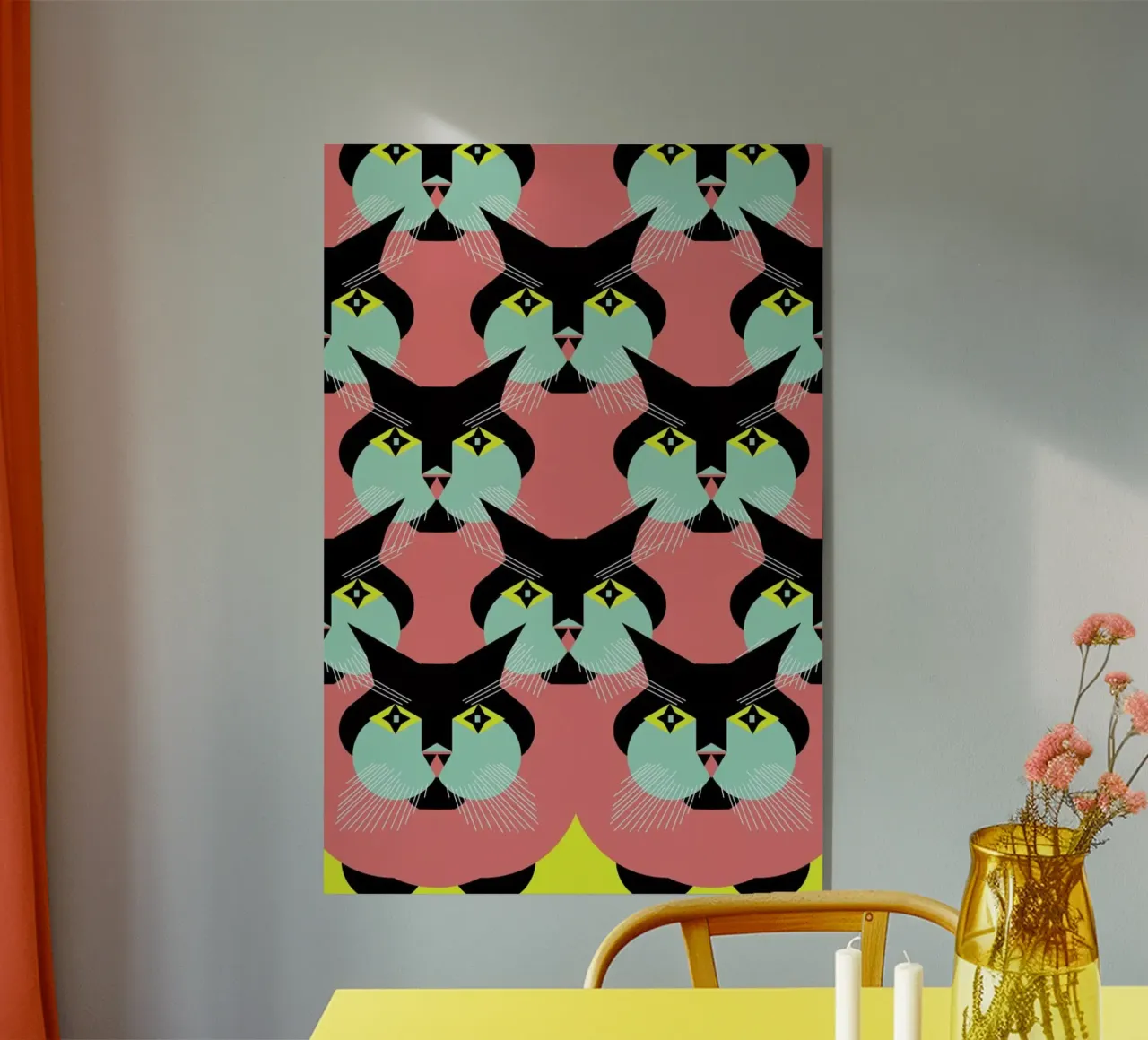 Cat Cluster plexiglass da Gareth Pollock Design