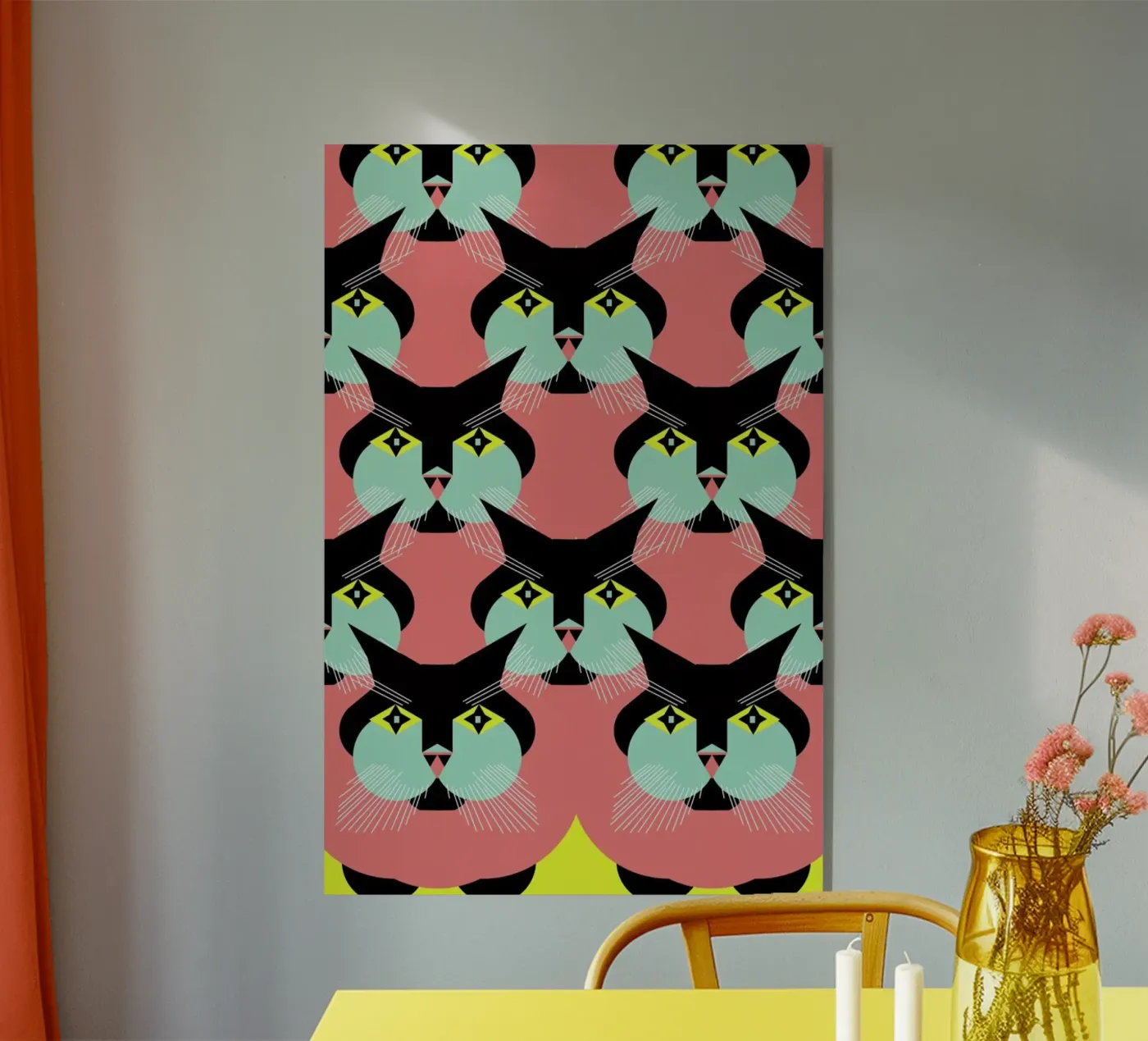 Cat Cluster plexiglass da Gareth Pollock Design