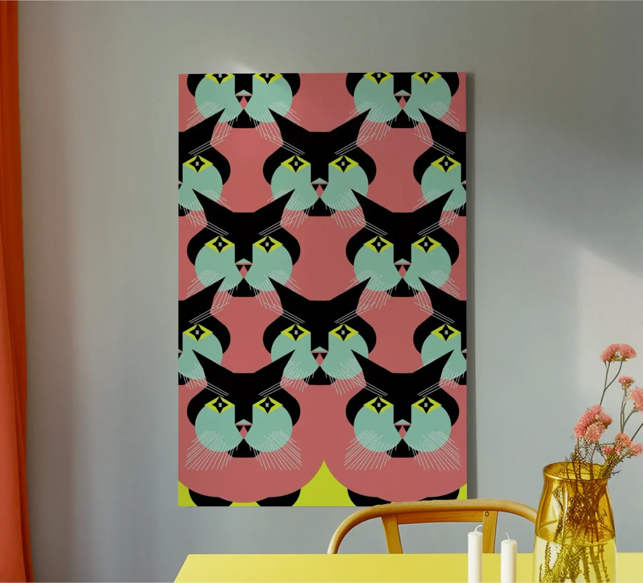 Cat Cluster tela da Gareth Pollock Design