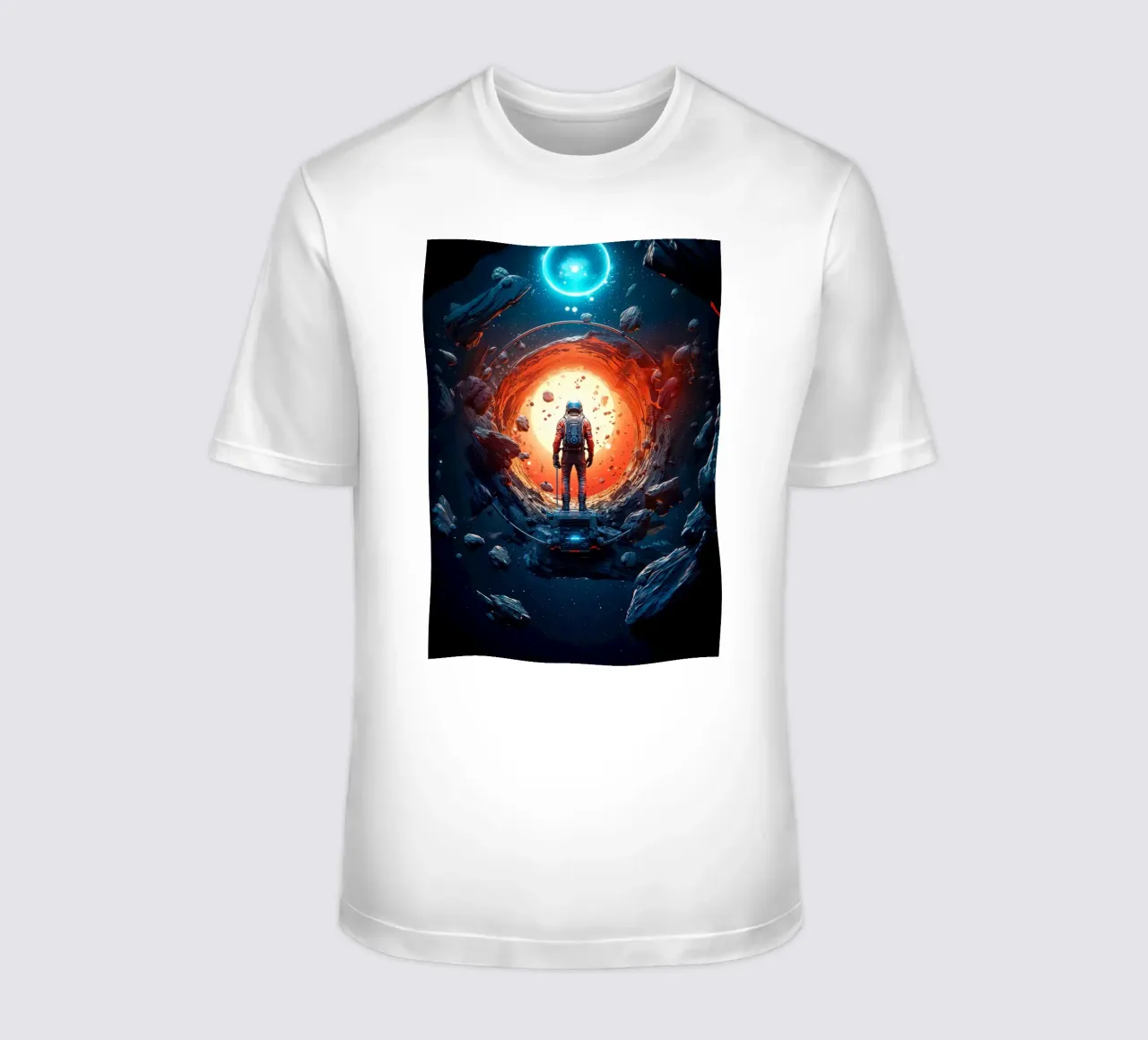Astronaut and the Unknown Space t-shirt by Lootprint