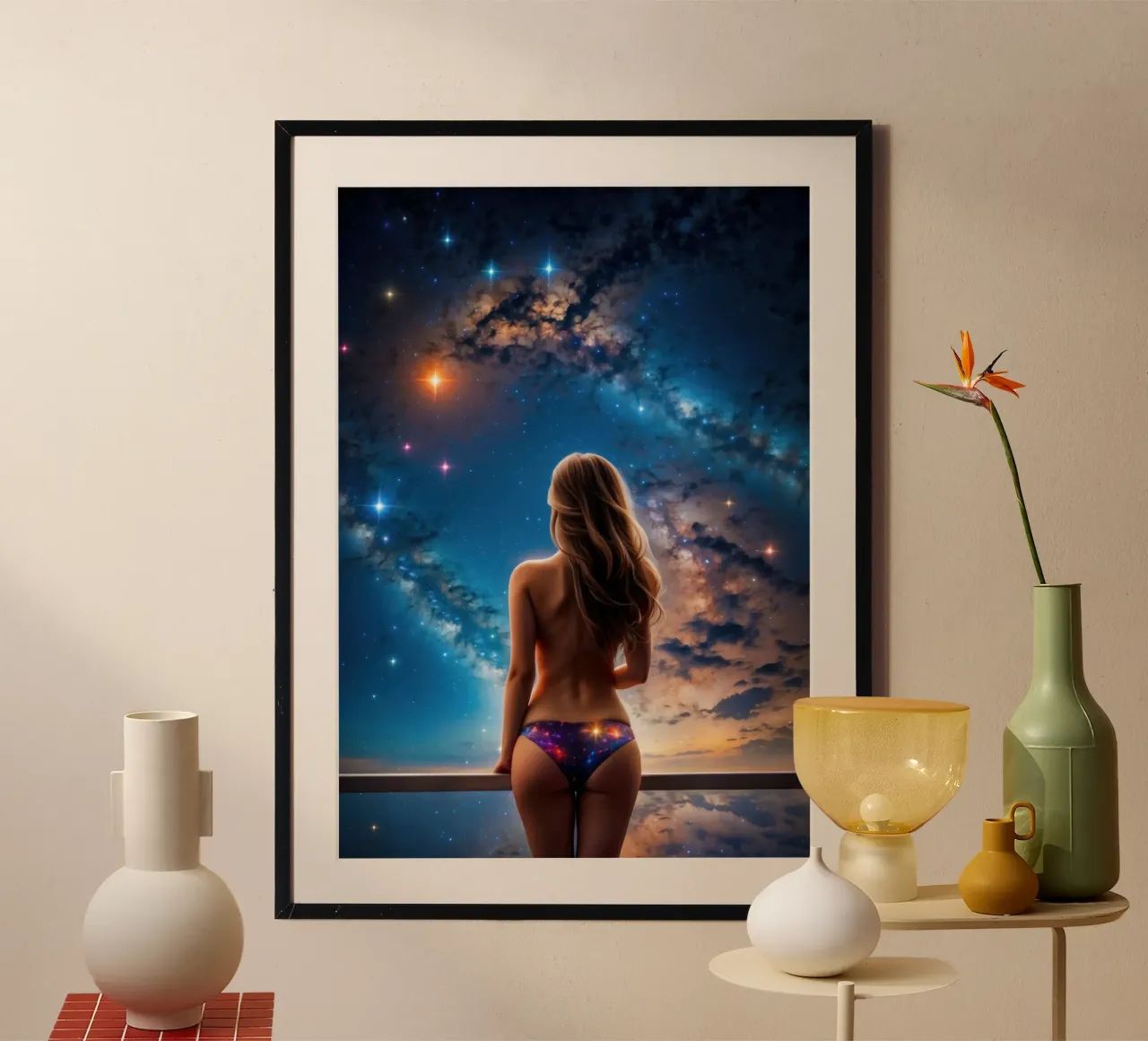 Ragazza spaziale sexy poster da Lootprint