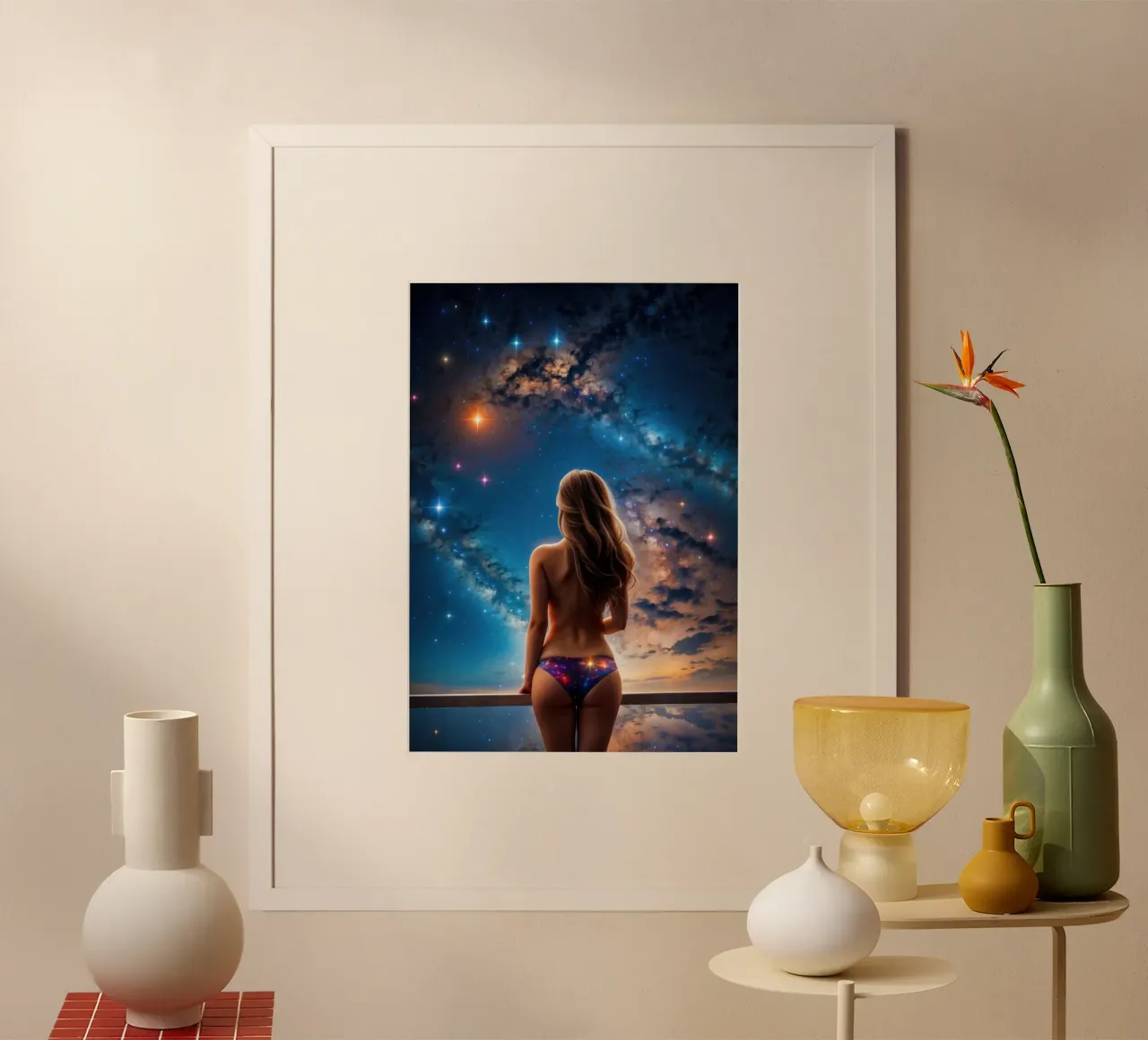 Ragazza spaziale sexy poster da Lootprint