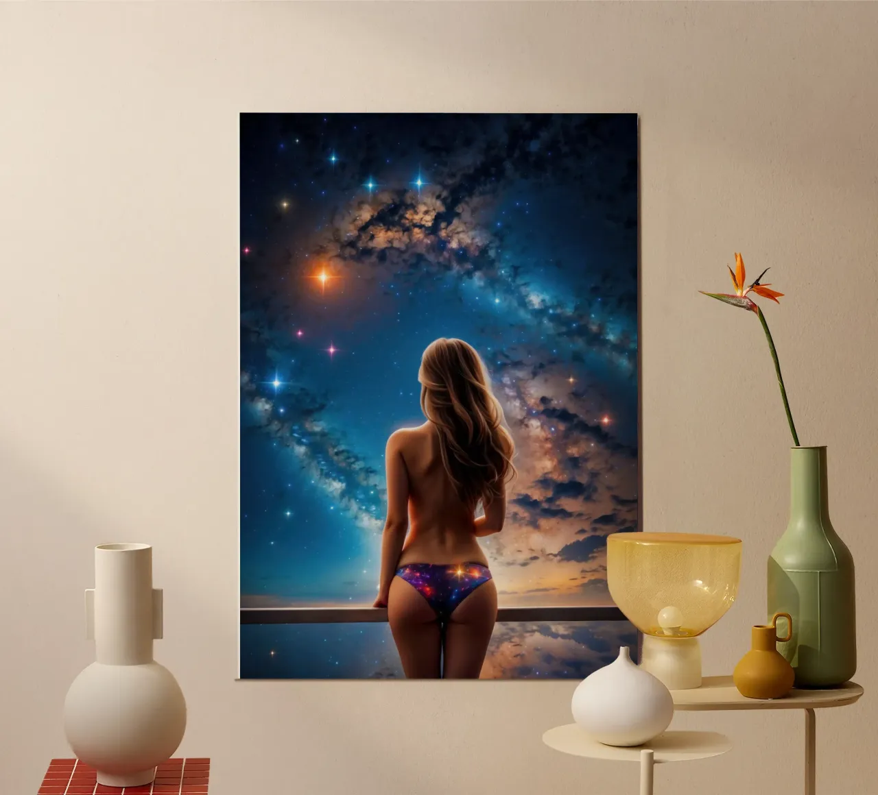 Ragazza spaziale sexy poster da Lootprint