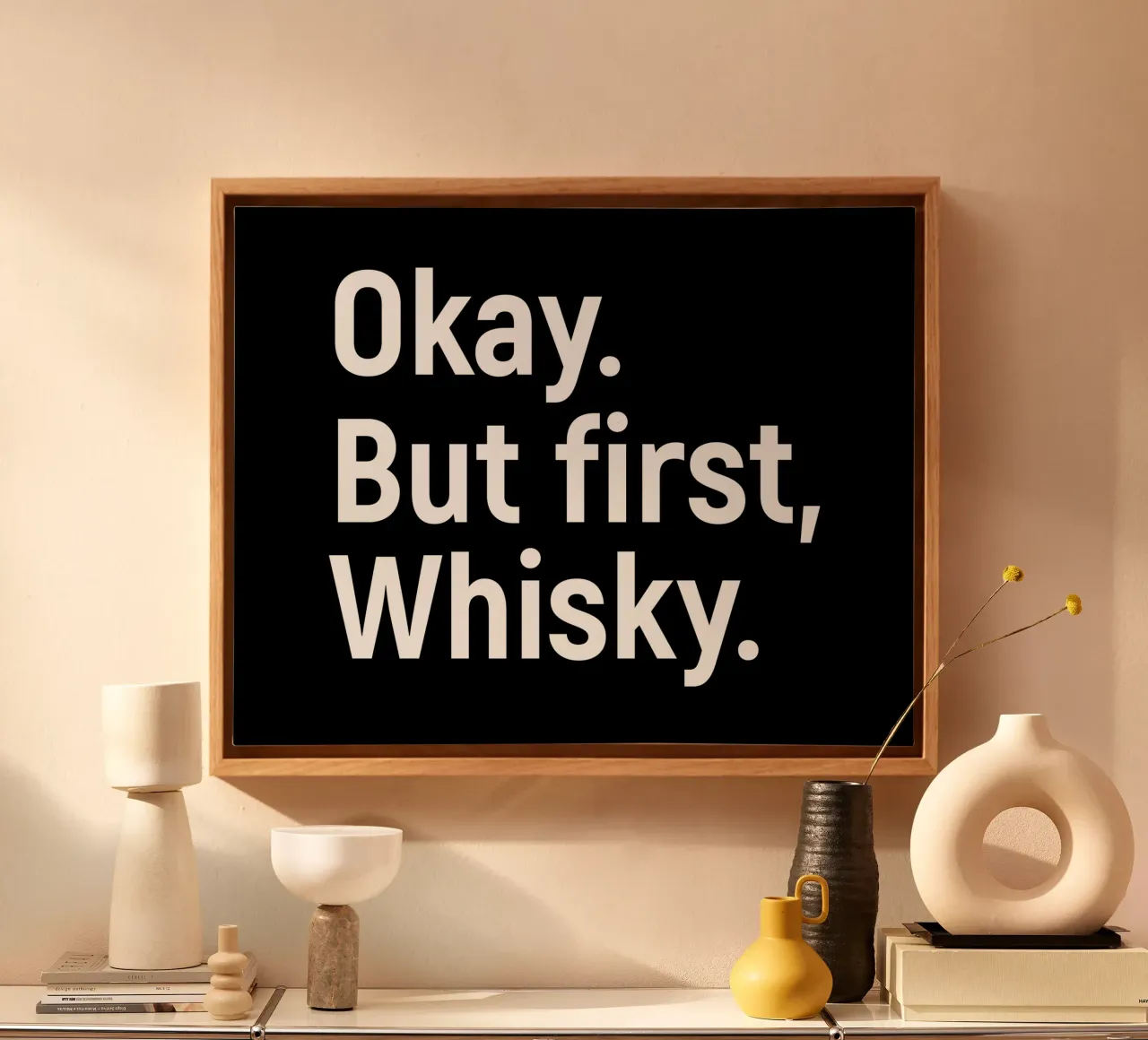 okay. But first whisky tela con Cornice a cassetta da happieeagle