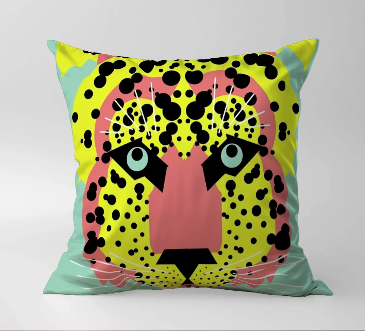 Cheetah Face cuscino da Gareth Pollock Design
