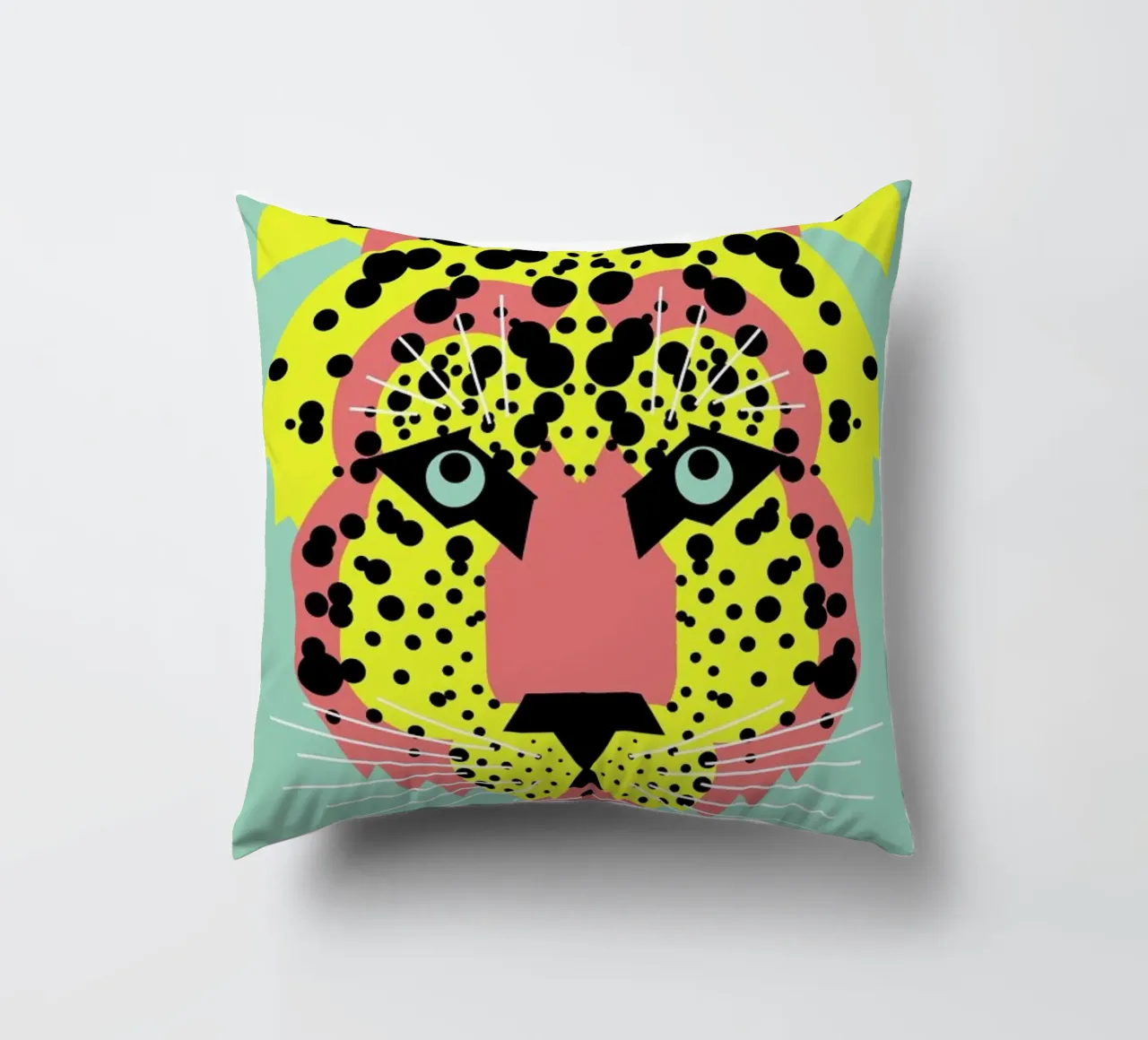Cheetah Face cuscino da Gareth Pollock Design