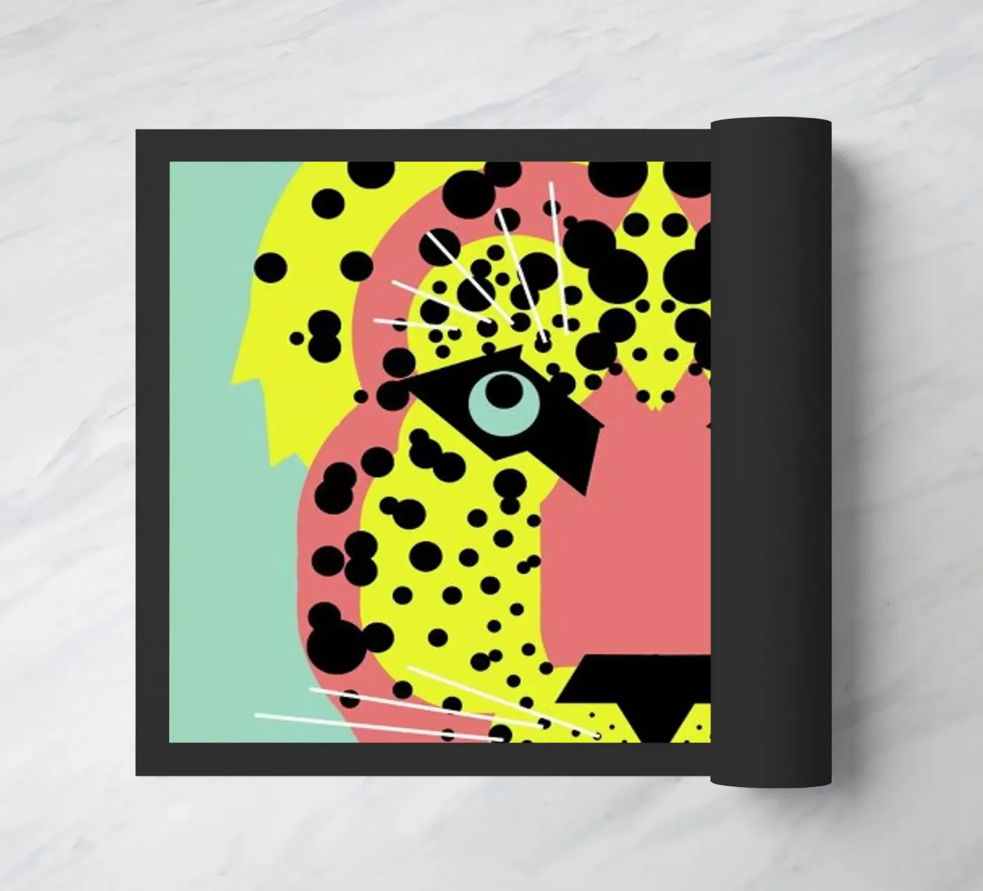 Cheetah Face doormat by Gareth Pollock Design