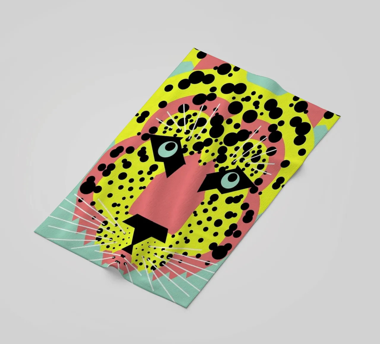 Cheetah Face telo mare da Gareth Pollock Design