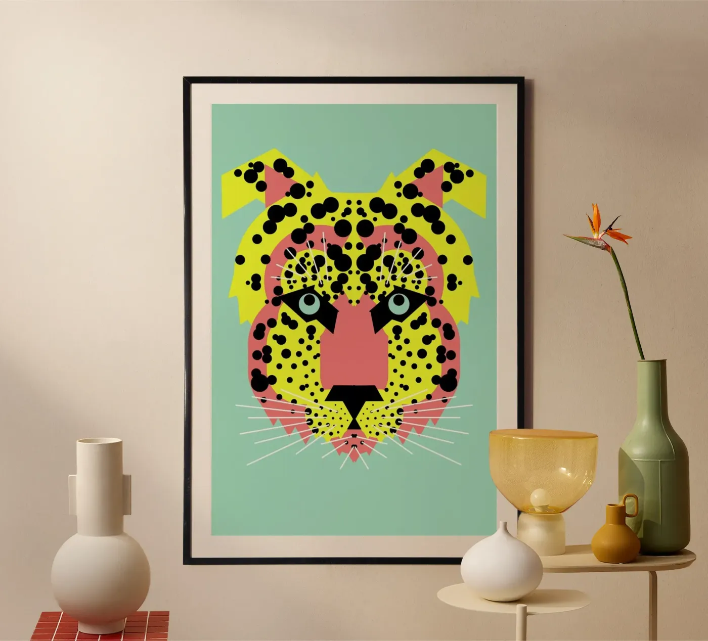 Cheetah Face poster da Gareth Pollock Design