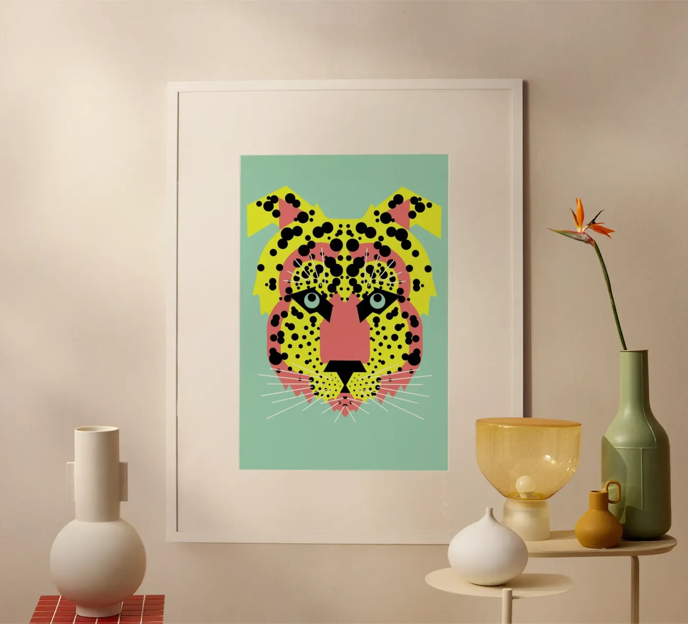 Cheetah Face poster da Gareth Pollock Design