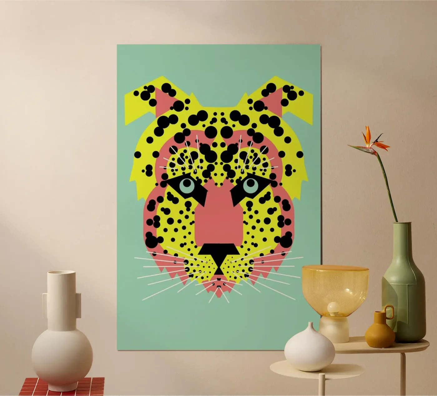 Cheetah Face poster da Gareth Pollock Design
