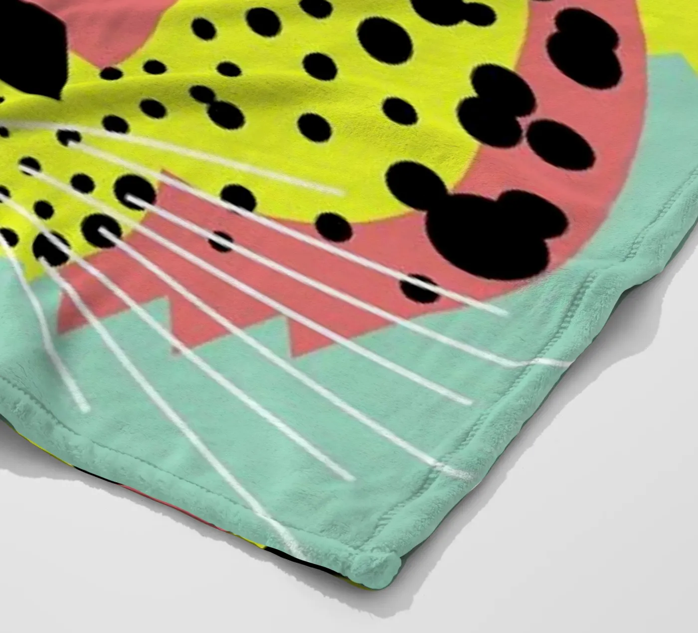 Cheetah Face fleecedeken van Gareth Pollock Design