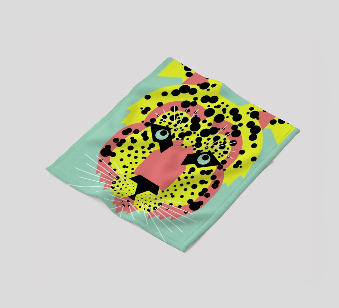 Cheetah Face fleecedeken van Gareth Pollock Design