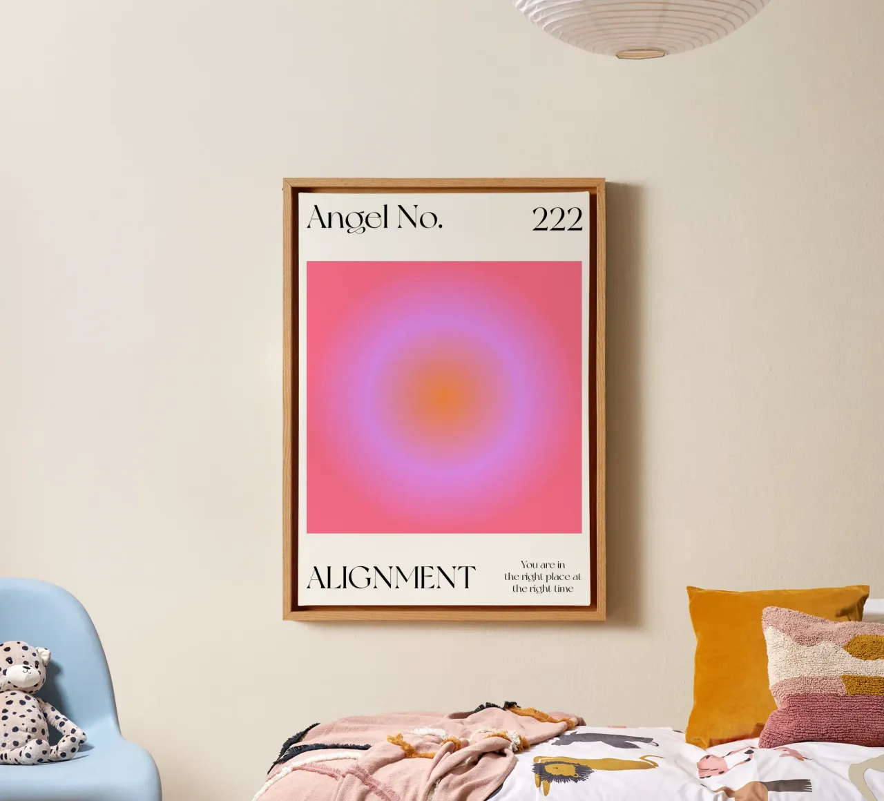 Angel no 222: Alignment canvas by Paigaam Studio