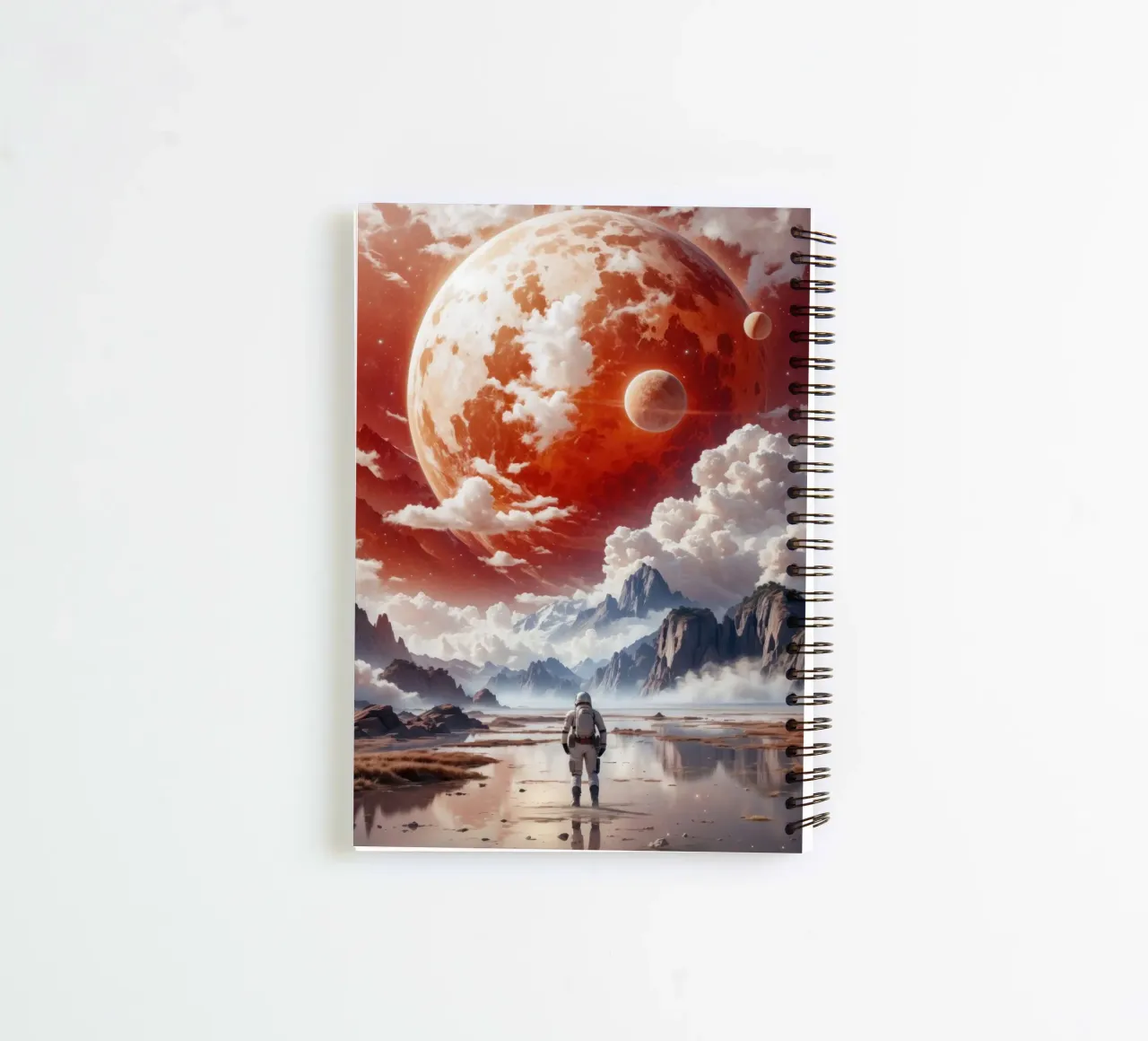 Red Planet Astronaut spiral notebook by Lootprint